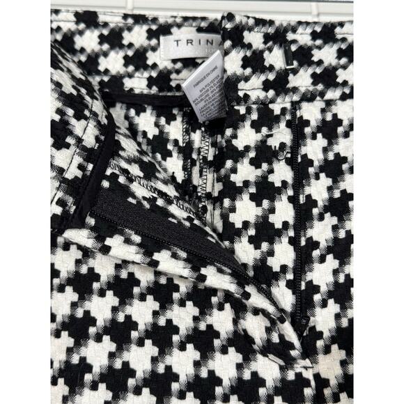 Trina Turk · Houndstooth Flare Pants · Black and White · Bell Bottom · Size 4 - Picture 5 of 8